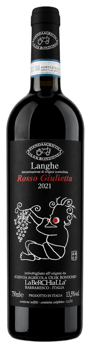 Langhe Rosso Giulietta bottle